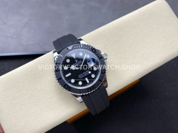 S+ Factory Counterweight Rolex Yacht-Master 226659 42mm White Gold Oysterflex Black Dial