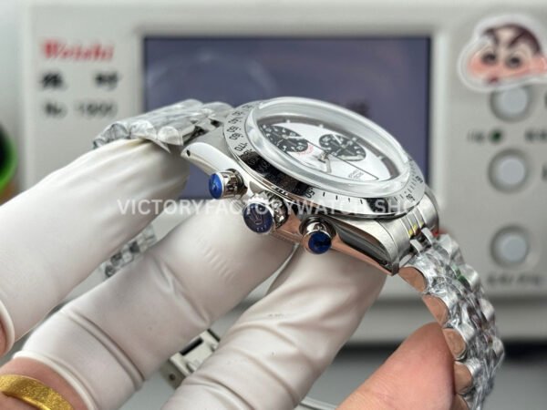 SN Factory Rolex Daytona Vintage 6239 37mm Full Steel White Dial