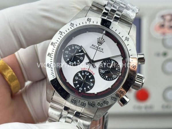 SN Factory Rolex Daytona Vintage 6239 37mm Full Steel White Dial