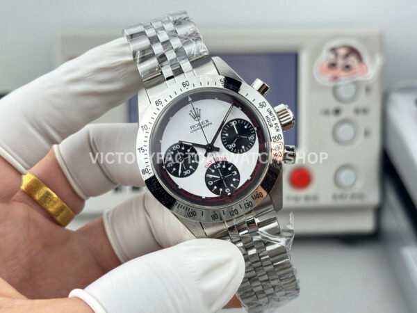 SN Factory Rolex Daytona Vintage 6239 37mm Full Steel White Dial