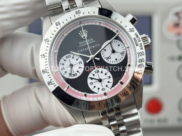 SN Factory Rolex Daytona Tiffany & Vintage 37mm  Co 37mm Full Steel Black Dial