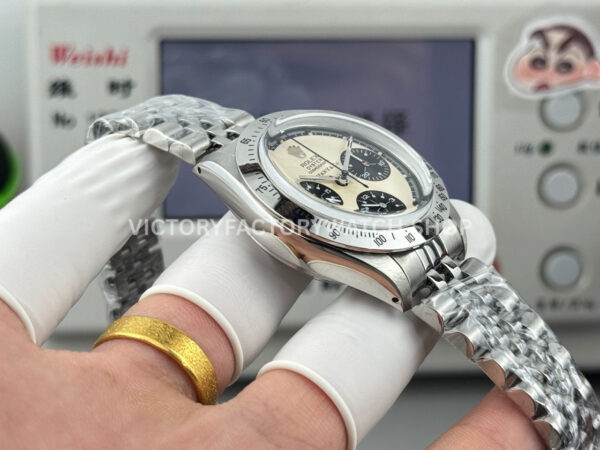 SN Factory Rolex Daytona Tiffany & Co 37mm Full Steel White Dial (4) SN Factory Rolex Daytona Tiffany & Co 37mm Full Steel White Dial