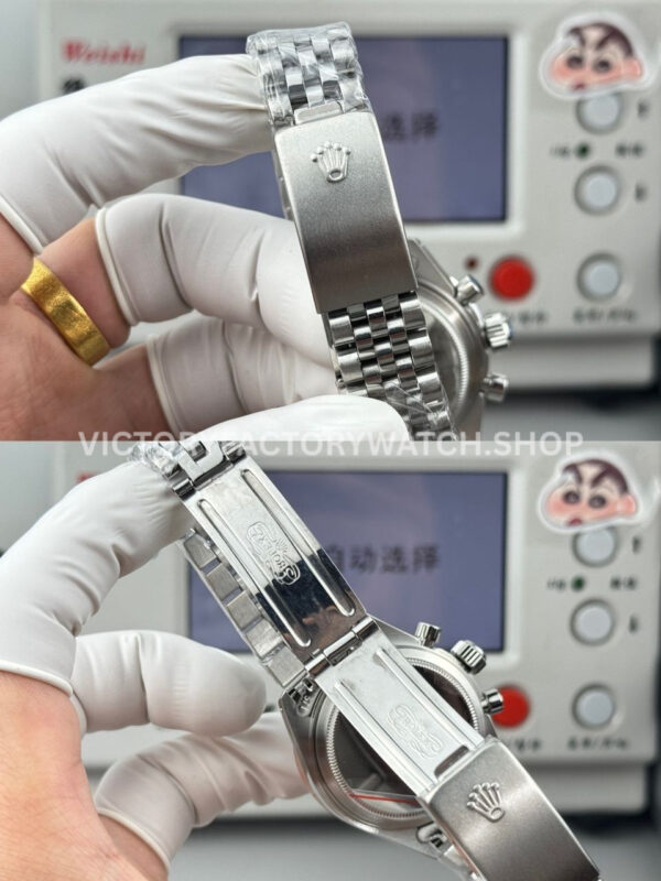 SN Factory Rolex Daytona Tiffany & Co 37mm Full Steel White Dial (7) SN Factory Rolex Daytona Tiffany & Co 37mm Full Steel White Dial