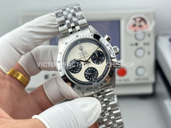 SN Factory Rolex Daytona Tiffany & Co 37mm Full Steel White Dial (9) SN Factory Rolex Daytona Tiffany & Co 37mm Full Steel White Dial