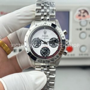 SN Factory Rolex Daytona Tiffany & Co 6239 37mm Full Steel White Dial (1) SN Daytona 6239 tiffany
