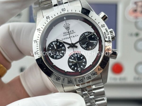SN Factory Rolex Daytona Tiffany & Co 6239 37mm Full Steel White Dial
