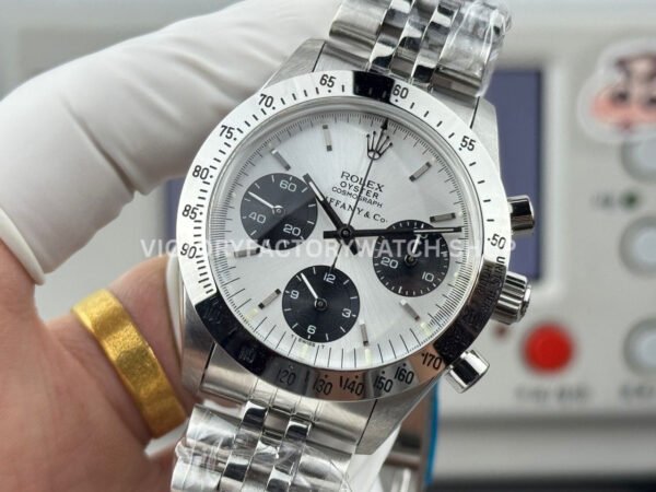 SN Factory Rolex Daytona Tiffany & Co 6265 37mm Full Steel White Dial