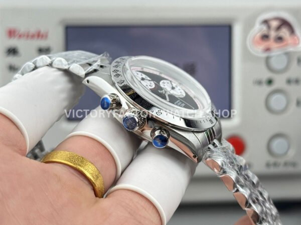 SN Factory Rolex Daytona Vintage 37mm Full Steel Black Dial