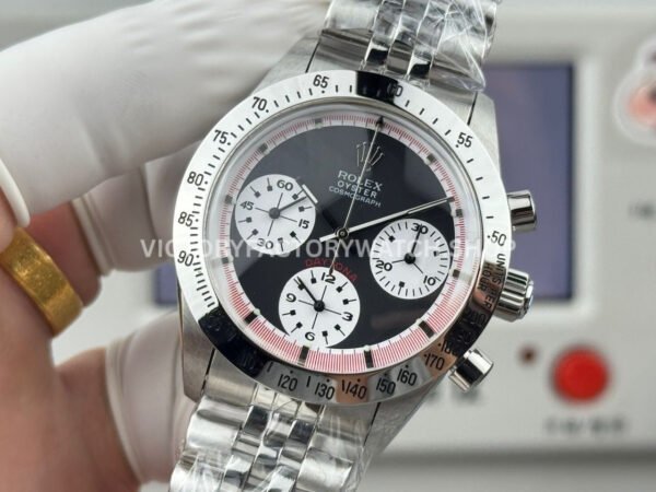 SN Factory Rolex Daytona Vintage 37mm Full Steel Black Dial