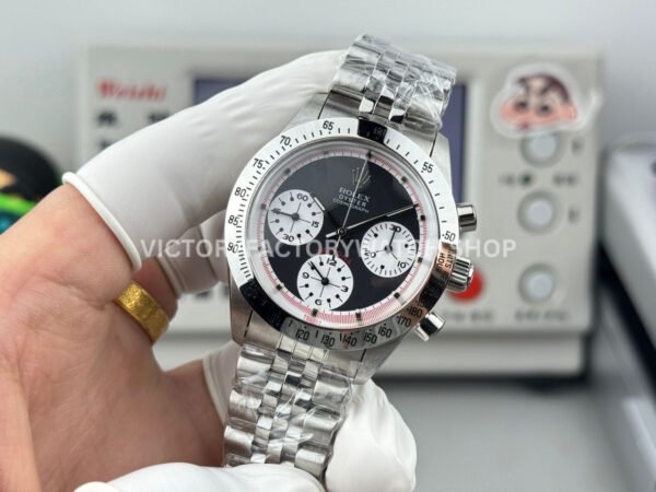 SN Factory Rolex Daytona Vintage 37mm Full Steel Black Dial