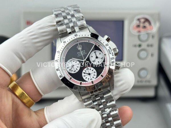 SN Factory Rolex Daytona Vintage 37mm Full Steel Black Dial