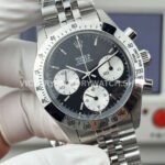 SN Factory Rolex Daytona Vintage 6265 37mm Full Steel Black Dial (5) SN Factory Rolex Daytona Vintage 6265 37mm Full Steel Black Dial