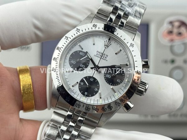 SN Factory Rolex Daytona Vintage 6265 37mm Full Steel White Dial