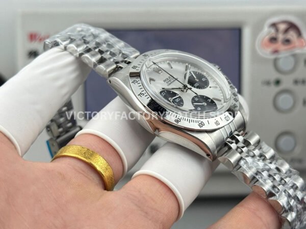 SN Factory Rolex Daytona Vintage 6265 37mm Full Steel White Dial