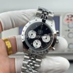 SN Factory Rolex Daytona Vintage Cartier 37mm Full Steel Black Dial
