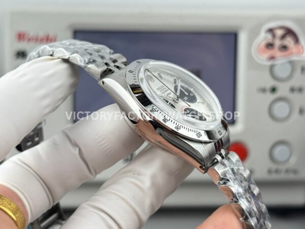 SN Factory Rolex Daytona Vintage Cartier 37mm Full Steel White Dial