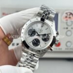 SN Factory Rolex Daytona Vintage Cartier 37mm Full Steel White Dial