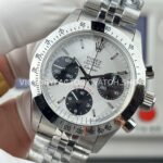 SN Factory Rolex Daytona Vintage Cartier 37mm Full Steel White Dial
