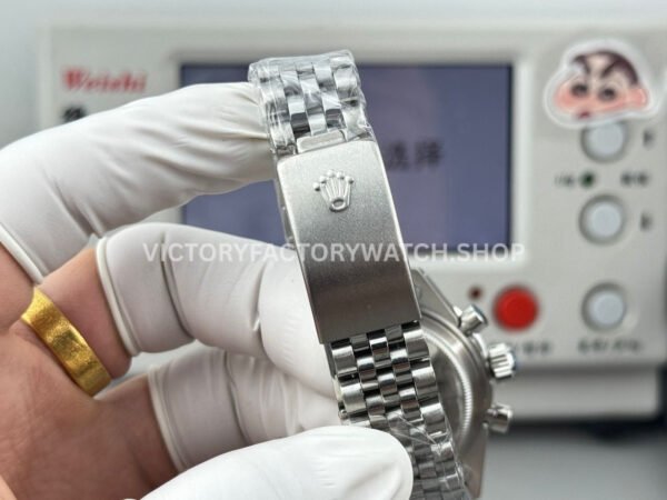 SN Factory Rolex Daytona Vintage Cartier 37mm Full Steel White Dial