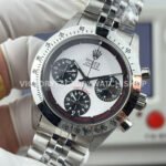 SN Factory Rolex Daytona Vintage Paul Newman 6239 37mm Full Steel White Dial