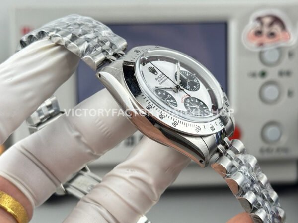 SN Factory Rolex Daytona Vintage Paul Newman 6239 37mm Full Steel White Dial