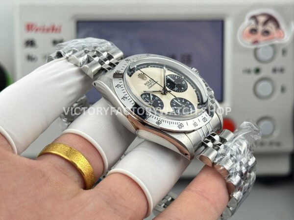 SN Factory Rolex Daytona Vintage Paul Newman 6262 37mm Full Steel White Dial (2) SN Factory Rolex Daytona Vintage Paul Newman 6262 37mm Full Steel White Dial