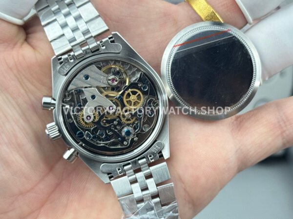 SN Factory Rolex Daytona Vintage Paul Newman 6265 37mm Full Steel White Dial