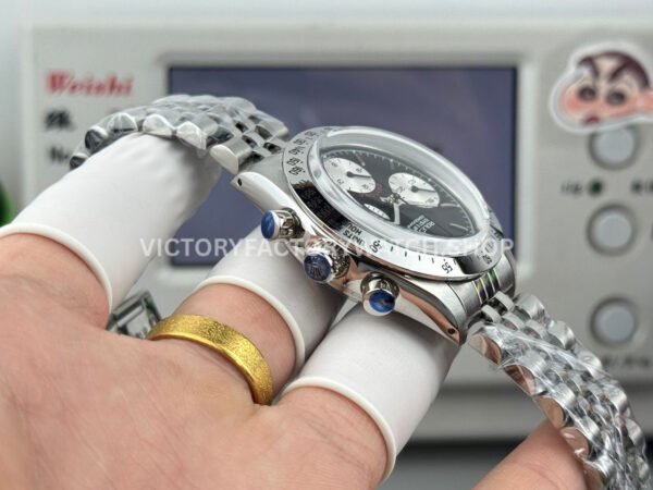 SN Factory Rolex Daytona Vintage Small Red 6265 37mm Full Steel Black Dial