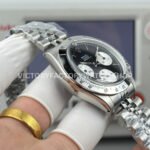 SN Factory Rolex Daytona Vintage Small Red 6265 37mm Full Steel Black Dial