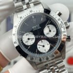 SN Factory Rolex Daytona Vintage Small Red 6265 37mm Full Steel Black Dial