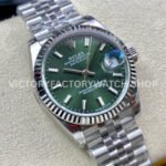 Brand : Rolex Model : Datejust 278274-0018 Case Diameter : 31mm Movement : 2236 Automatic Case Material : 904L Steel Bracelet Material : Jubilee Strap Dial : Mint Green Bezel Material : White Gold Crystal : Sapphire Crystal Water Resistance : 10ATM Clasp : Fold Clasp Clasp material : 904L Steel