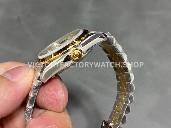 GS Factory Rolex Datejust 278273-0028 31mm Half Yellow Gold Diamond  Mop White Mother Of Pearl Dial Jubilee