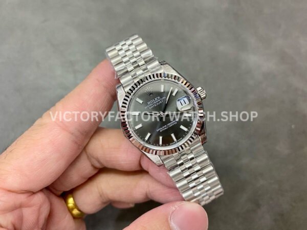 GS Factory Rolex Datejust 278274-0016 31mm Full 904L Grey Dial Jubilee