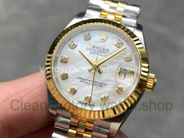 THB Factory Rolex Datejus 278273-0028 31mm Yellow Gold Mother of Pearl Dial Jubileet (1) THB Factory Rolex Datejus 278273-0028 31mm Yellow Gold Mother of Pearl Dial Jubileet