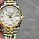 THB Factory Rolex Datejus 278273-0028 31mm Yellow Gold Mother of Pearl Dial Jubileet (2) THB Factory Rolex Datejus 278273-0028 31mm Yellow Gold Mother of Pearl Dial Jubileet
