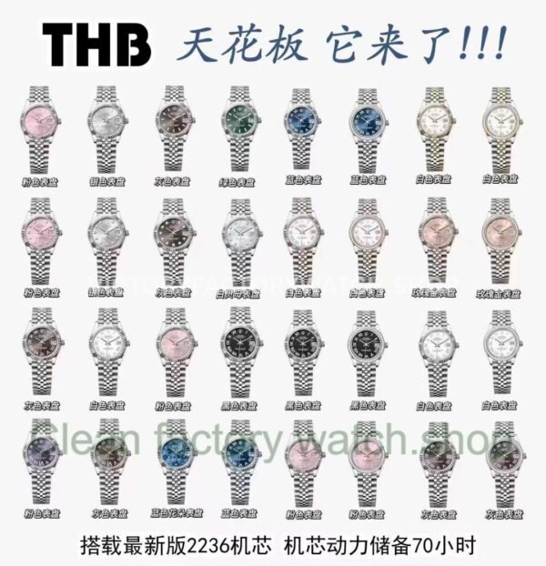 THB Factory Rolex Datejus 278274-0018 31mm Green Dial Jubileet (11) THB Factory Rolex Datejust 278274-0012 31mm Full Steel Silver Dial Jubilee