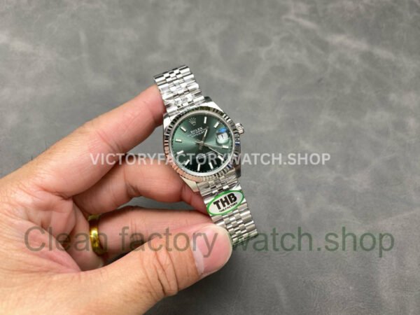 THB Factory Rolex Datejus 278274-0018 31mm Green Dial Jubileet (12) THB Factory Rolex Datejus 278274-0018 31mm Green Dial Jubileet