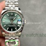 THB Factory Rolex Datejus 278274-0018 31mm Green Dial Jubileet (13) THB Factory Rolex Datejus 278274-0018 31mm Green Dial Jubileet
