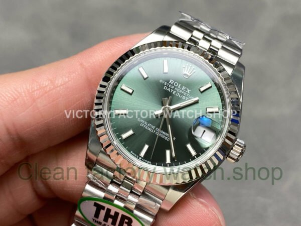 THB Factory Rolex Datejus 278274-0018 31mm Green Dial Jubileet (3) THB Factory Rolex Datejus 278274-0018 31mm Green Dial Jubileet