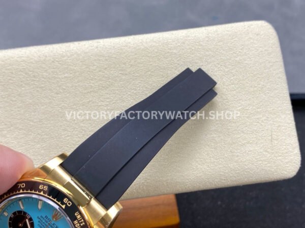 THB Factory Rolex Daytona 126518LN-0014 40mm Yellow Gold Oysterflex Tiffany Blue Dial