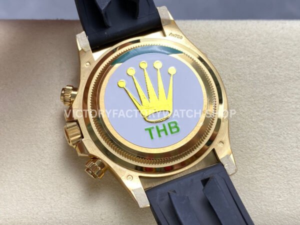 THB Factory Rolex Daytona 126518LN-0014 40mm Yellow Gold Oysterflex Tiffany Blue Dial