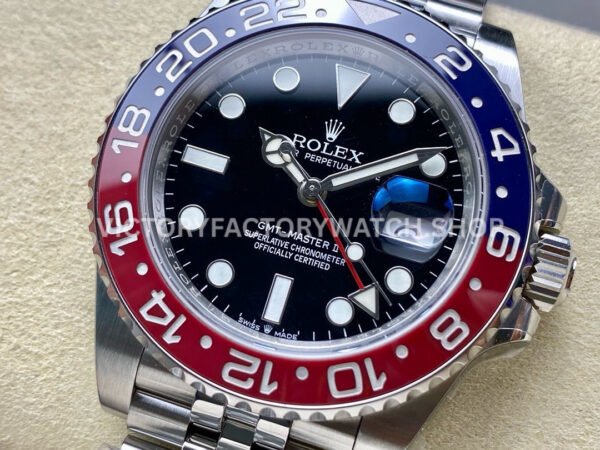 THB Factory Rolex GMT-Master II 126710BLRO-0001 40mm Full 904L Black Dial