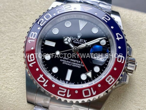 THB Factory Rolex GMT-Master II 126710BLRO-0002 40mm Full 904L Black Dial