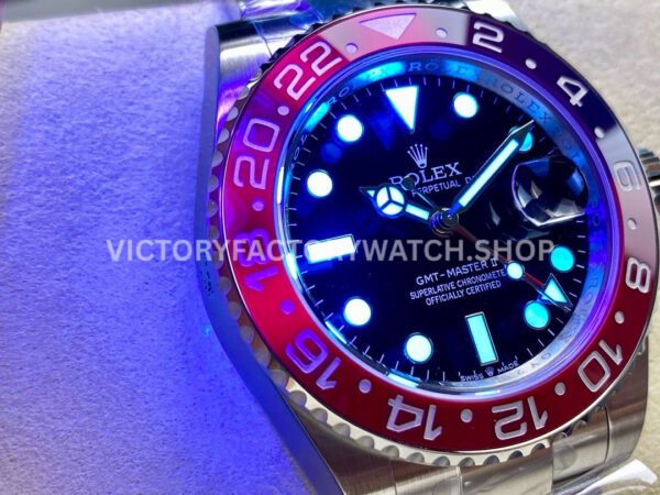 THB Factory Rolex GMT-Master II 126710BLRO-0002 40mm Full 904L Black Dial