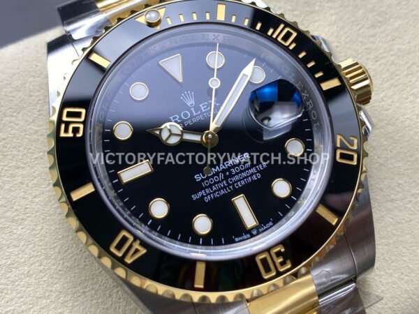 THB Factory Rolex Submariner 126613LN 41mm Half Yellow Gold Black Dial