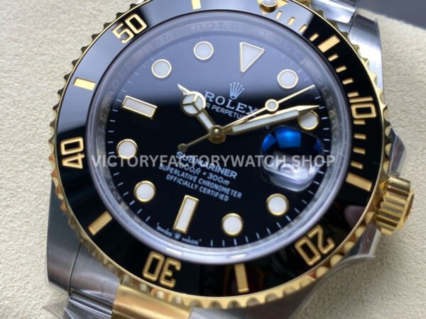 THB Factory Rolex Submariner 126613LN 41mm Half Yellow Gold Black Dial