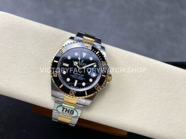 THB Factory Rolex Submariner 126613LN 41mm Half Yellow Gold Black Dial