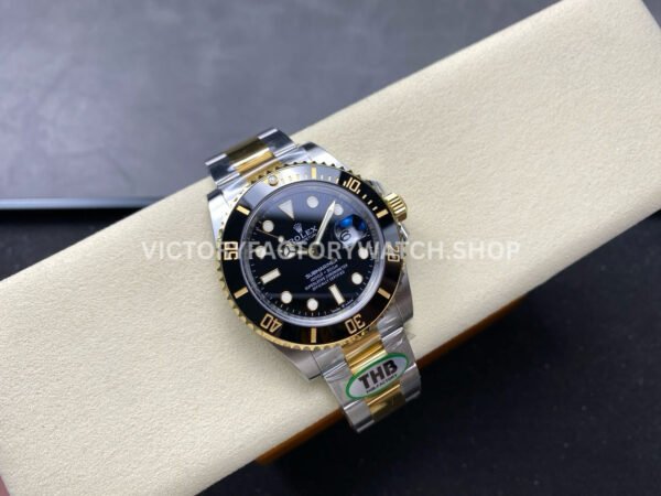 THB Factory Rolex Submariner 126613LN 41mm Half Yellow Gold Black Dial