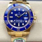 Submariner 126618LB replica 41mm stainless steel bracelet view