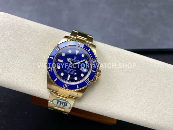 THB Factory Rolex Submariner 126618LB-0002 41mm Full Yellow Gold Blue Dial